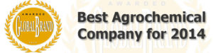 GlobalBrand Best Agrochemical Company Award 2014